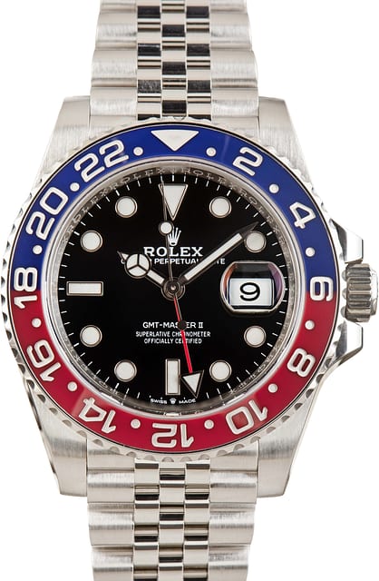 Used Rolex GMT-Master II Pepsi 126710BLRO Jubilee Band