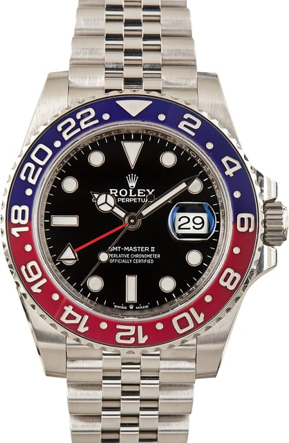 Used Rolex GMT-Master II ref 126710BLRO Red & Blue Pepsi Bezel