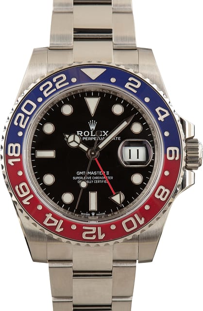 Pre-Owned Rolex GMT-Master II Ref 126710BLRO Oyster Bracelet