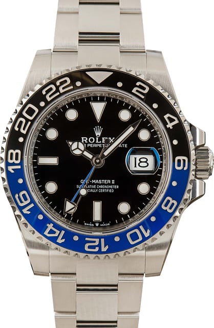 Pre-Owned Rolex GMT-Master II Oyster Bracelet Batman Ref 126710BLNR