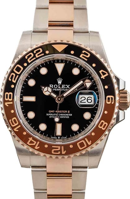 PreOwned Rolex GMT-Master II Ref 126711 Ceramic 'Root Beer' Bezel Insert