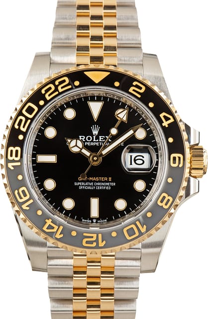 188212 PL Pre-Owned Two-Tone Rolex GMT-Master II Zombie ref 126713GRNR