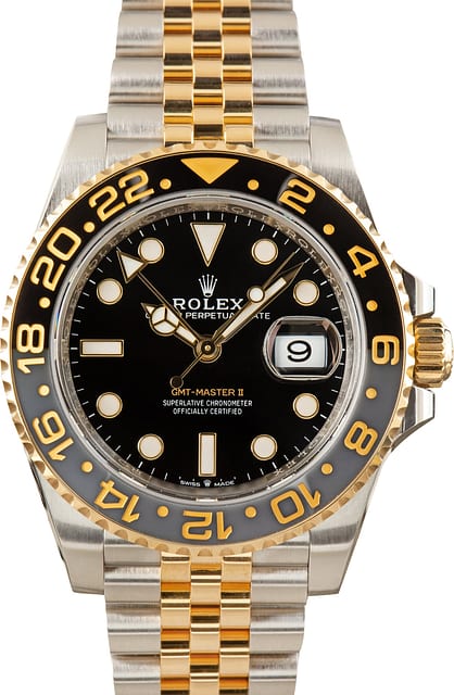 Pre-Owned Two Tone Rolex GMT-Master II Ref 126713GRNR Zombie