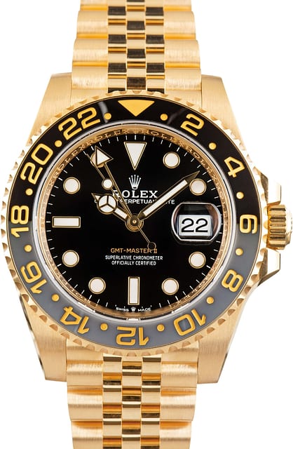 Used Rolex GMT-Master II Ref 126718 Yellow Gold