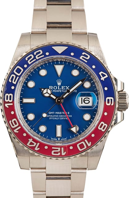 Pre-owned Rolex GMT-Master II Ref 126719 Blue Dial