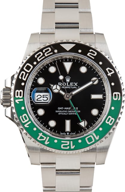 Pre-Owned Rolex GMT-Master II Green & Black 126720VTNR Sprite