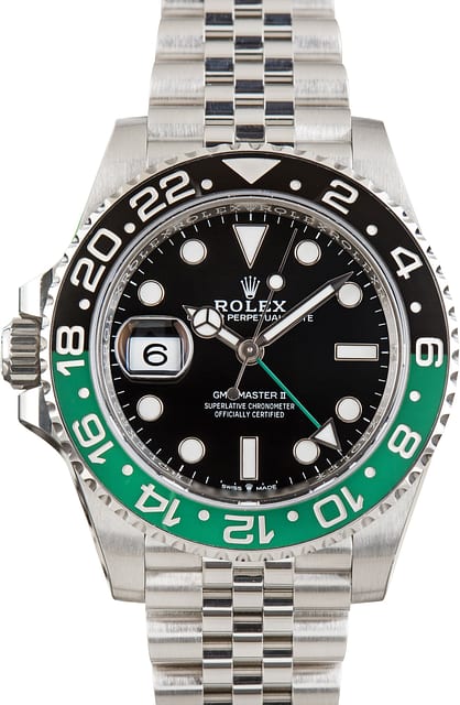 Pre-Owned Steel Rolex GMT-Master II Sprite 126720VTNR Jubilee Bracelet