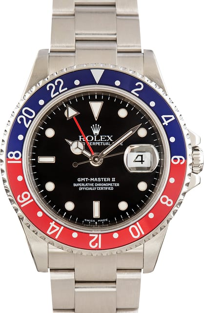 Pre-Owned Rolex GMT-Master II Pepsi ref 16710