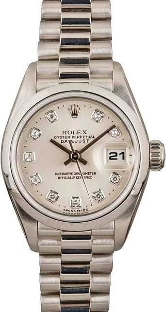 Ladies Rolex President 79166 Diamond Dial