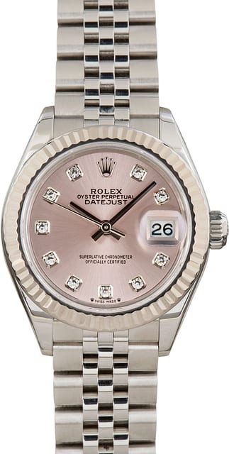 Rolex Datejust 279174 Pink Diamond Dial