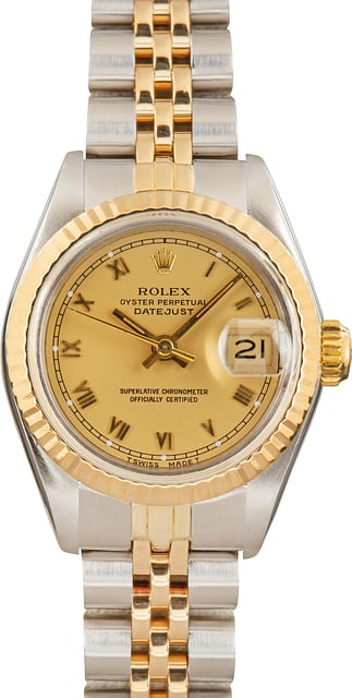 Ladies Rolex Datejust 69173 Roman Dial