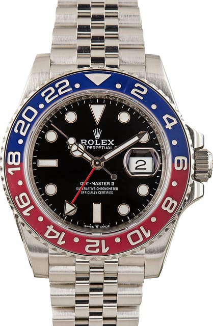 Used Rolex GMT-Master II Pepsi ref 126710BLRO Jubilee Band