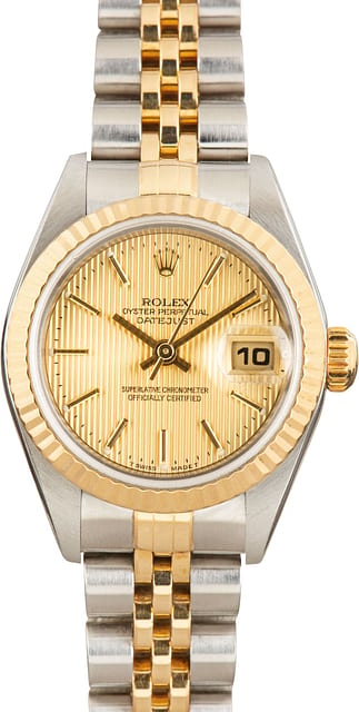 Ladies Rolex Datejust 79173 Tapestry Dial