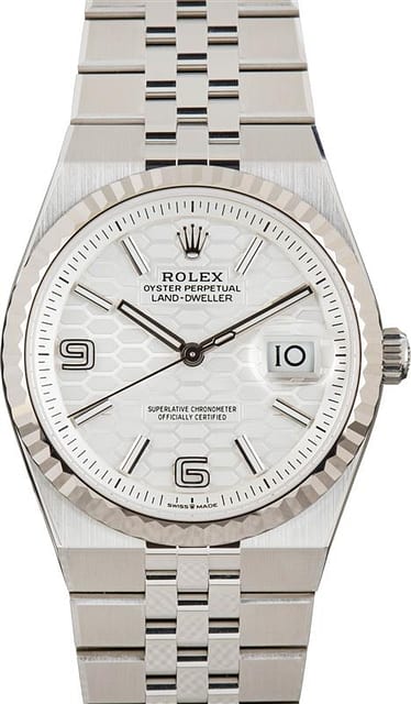 Pre-Owned Rolex Land-Dweller 36 Ref 127234 Oystersteel