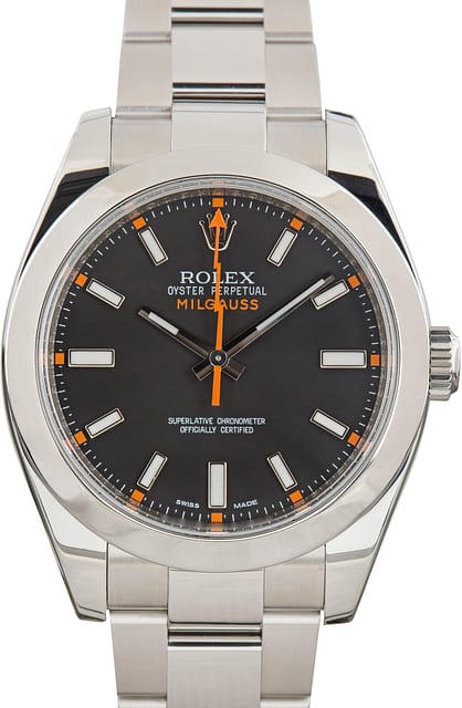 Rolex Milgauss Ref 116400 Black