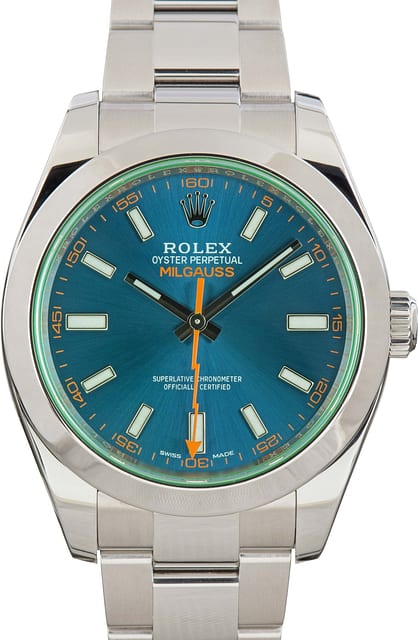 Rolex Milgauss 116400GV Blue Dial