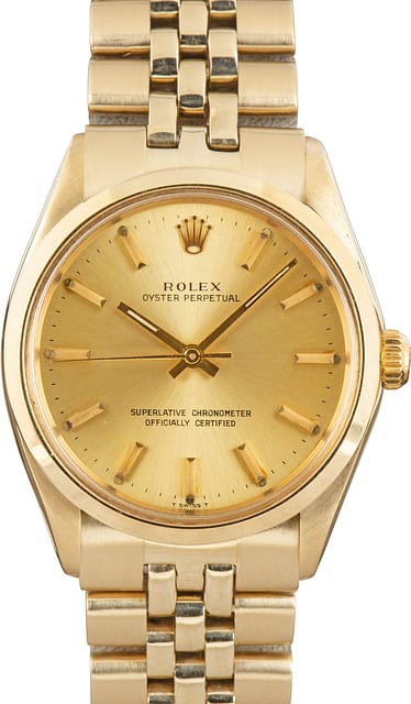 Rolex Oyster Perpetual 1002 Yellow Gold