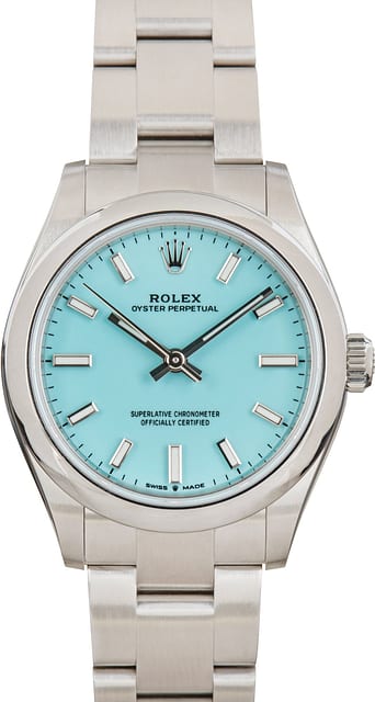 Rolex Oyster Perpetual 31 Ref 277200 Turquoise Dial