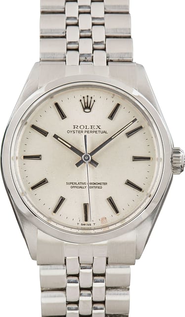 183013 Rolex Oyster Perpetual Ref. 1002 Silver Dial