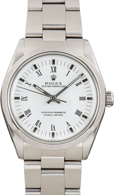 Pre-Owned Rolex Oyster Perpetual Ref 1002 White Dial