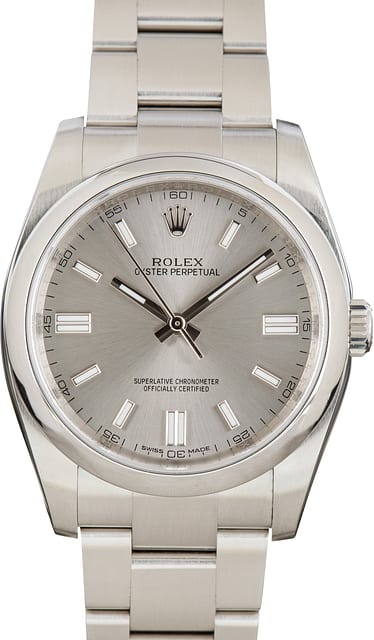 Pre-Owned Rolex Oyster Perpetual 36 Ref 116000 Steel Dial