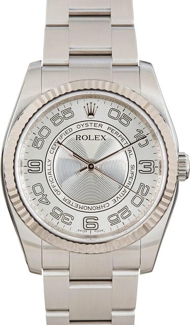 Pre-owned Rolex Oyster Perpetual 116034 Concentric Dial