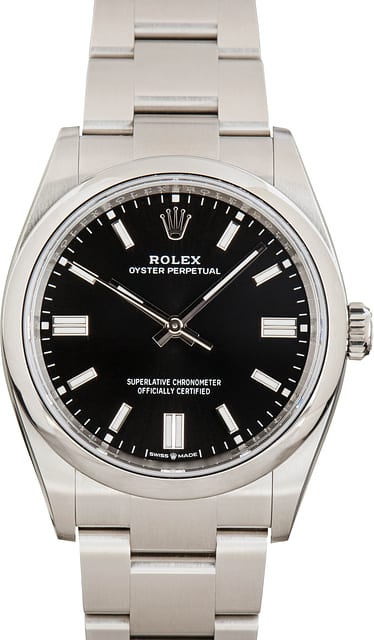 Used Rolex Oyster Perpetual Ref 126000 Black Dial