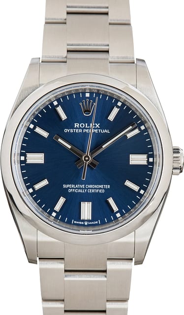 Used Rolex Oyster Perpetual 36 Blue Dial 126000
