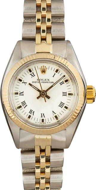 Ladies Rolex Oyster Perpetual 6719 Steel & Gold