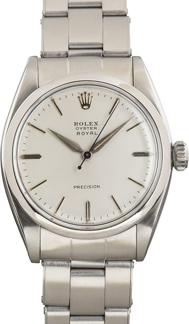 Used Rolex Oyster Precision 6426 Silver Dial
