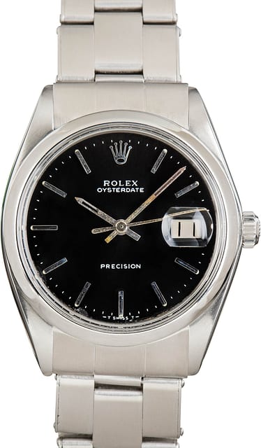 Pre-Owned Rolex Oysterdate 6694 Stainless Steel