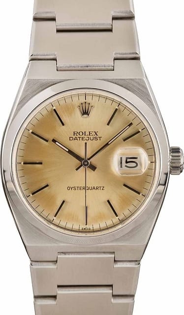 Rolex OysterQuartz Datejust 17000 Steel Integral