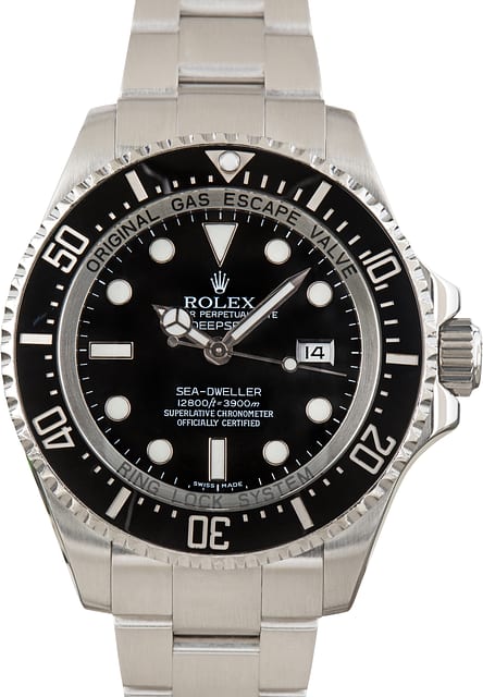 Used Rolex Sea-Dweller Deepsea Ref 116660 Luminous Black Dial