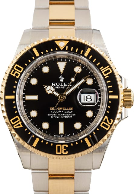Used Rolex Sea-Dweller Black Dial 126603 Steel & Gold