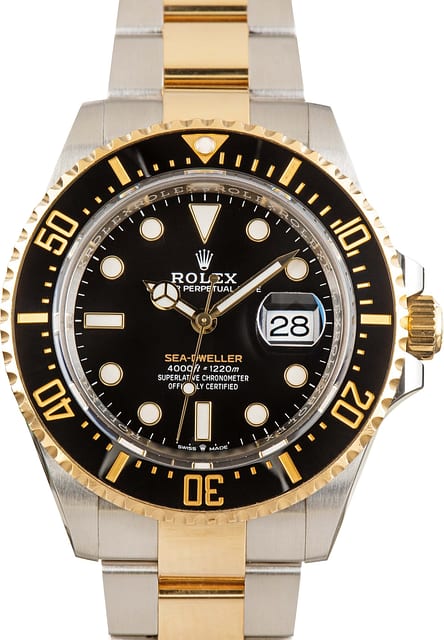 Pre-Owned Rolex Sea-Dweller Ref 126603 Black Dial