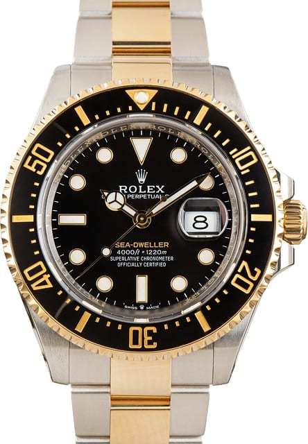 Used Rolex Sea-Dweller 126603 Black Chromalight Dial