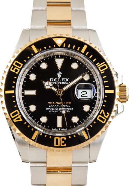 Pre-Owned Rolex Sea-Dweller 126603 Black Dial