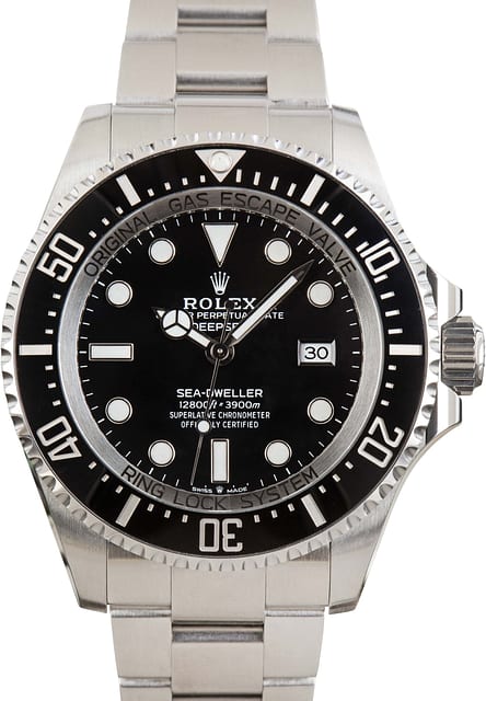 Used Rolex Sea-Dweller Steel 126660 Black Dial