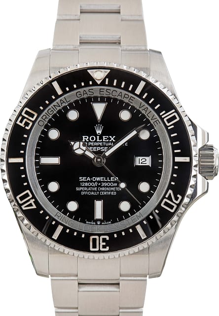 Used Black Dial Rolex Sea-Dweller Ref 126660 Stainless Steel