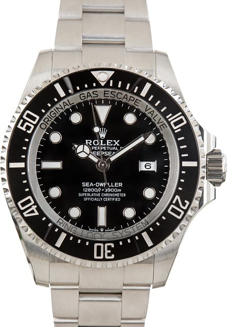 Used Rolex Sea-Dweller Stainless Steel Ref 126660 Black Dial