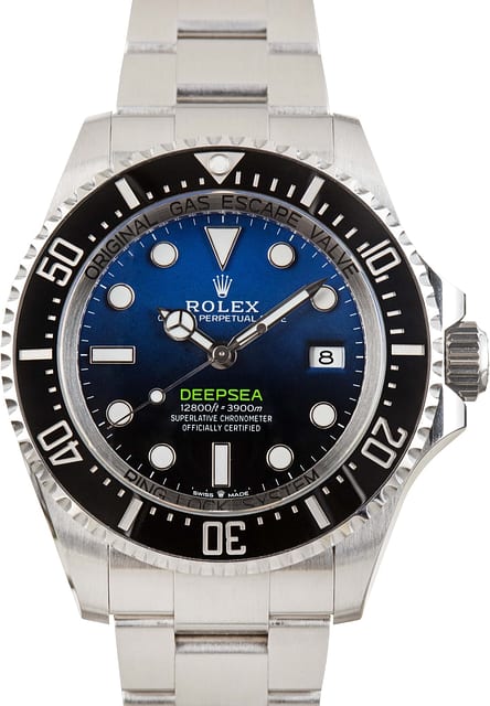 Pre-owned Rolex Sea-Dweller Deepsea D-Blue Dial 136660B James Cameron