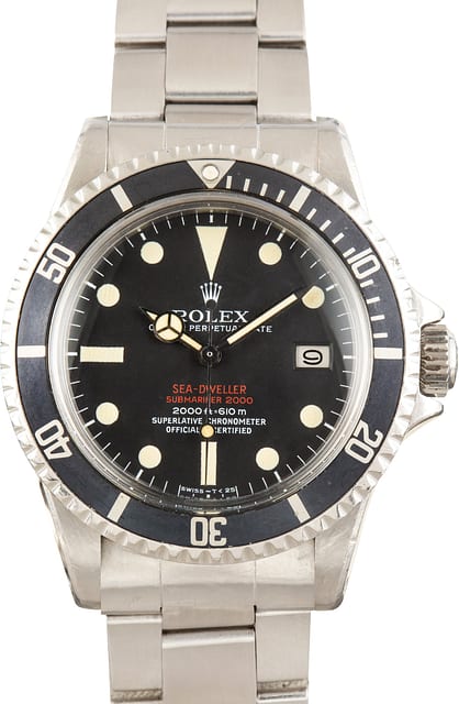 Vintage Rolex Sea-Dweller 1665 Double Red