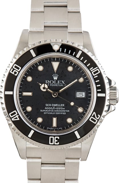 Pre-Owned Rolex Sea-Dweller ref 16660 Black Dial