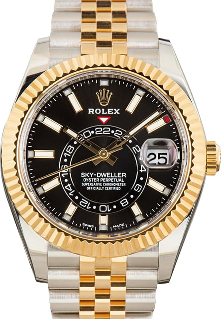Used Rolex Sky-Dweller Ref 326933 Black Dial