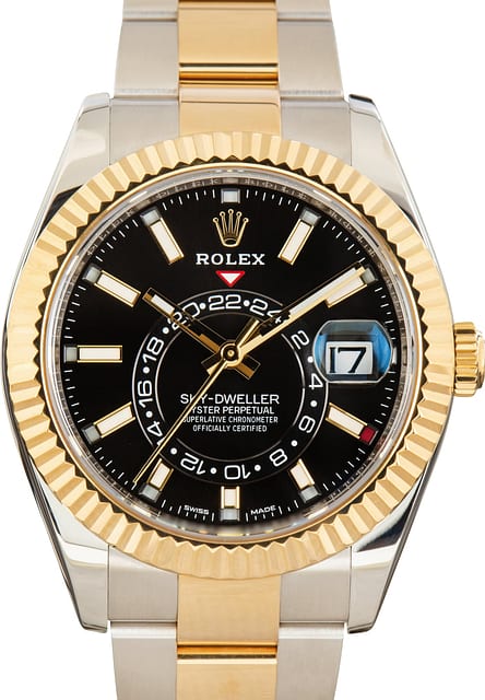 Used Black Dial Rolex Sky-Dweller Ref 326933