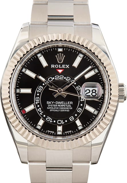 Rolex Sky-Dweller 326934 Black Index Dial