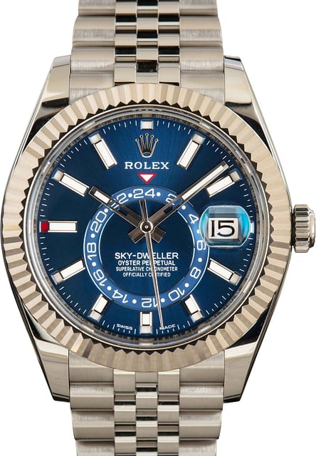 Rolex Sky-Dweller Blue Dial 326934 Jubilee Band