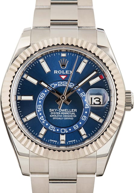 Used Men's Rolex Sky-Dweller Ref 326934 Blue Dial