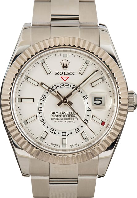 Rolex Sky-Dweller 326934 White Luminous Dial