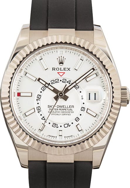 Used Rolex Sky-Dweller 336239 Intense White Dial